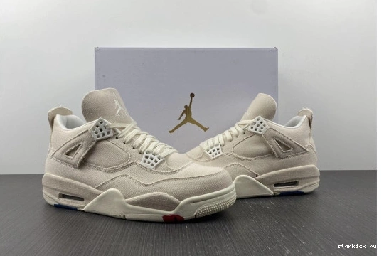 4 Blank Retro Jordan DQ4909-100 DQ4909-100 (W) Canvas 0404